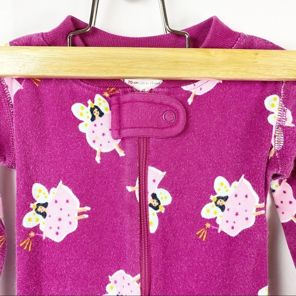 Hanna Andersson Fairy Zipper Pajamas One Piece